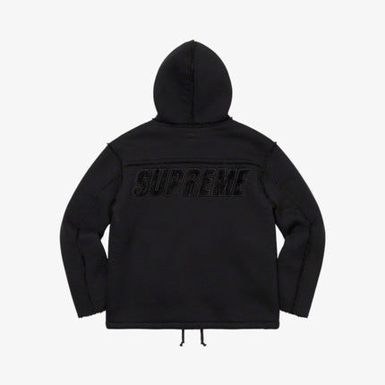 Supreme Fuax Shearling Hooded Jacket Black FW21 - SOLE SERIOUSS (3)