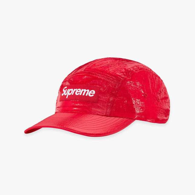 Supreme Gloss Ripstop Camp Cap Red (FW23) - SOLE SERIOUSS (1)