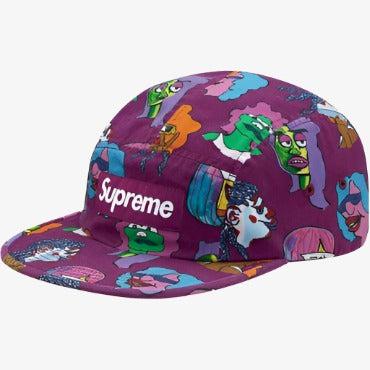 Supreme 'Gonz Heads' Camp Cap Plum (FW17) - SOLE SERIOUSS (1)