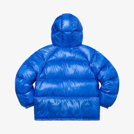 Supreme Hooded Down Down Jacket Fluorescent Blue (FW20) - SOLE SERIOUSS (3)