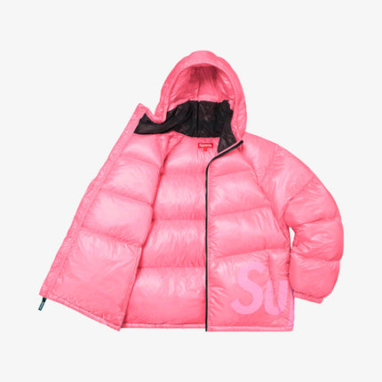 Supreme Hooded Down Down Jacket Pink (FW20) - SOLE SERIOUSS (2)