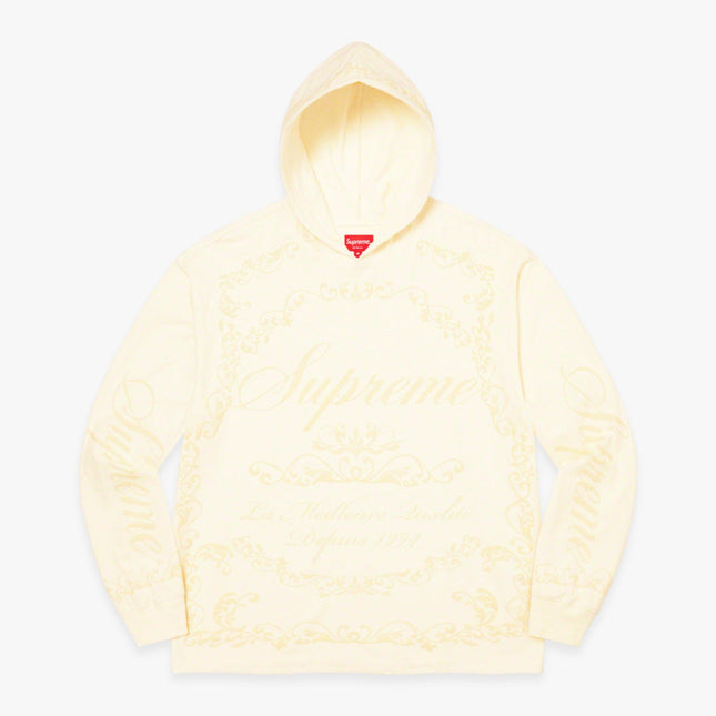 Supreme Hooded L/S Top 'Celebre' White (SS23) - SOLE SERIOUSS (1)