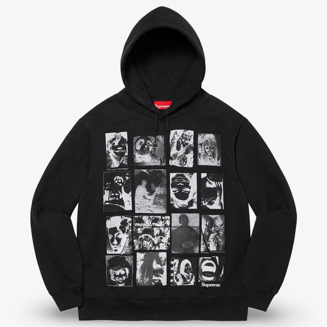 Supreme Hooded Sweater 'Collage Grid' Black (FW21) - SOLE SERIOUSS (1)