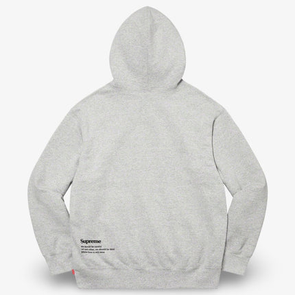 Supreme Hooded Sweater 'Collage Grid' Heather Grey (FW21) - SOLE SERIOUSS (2)