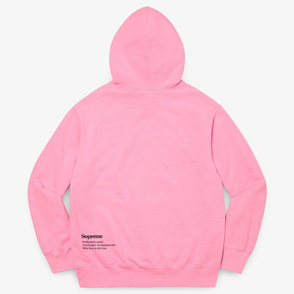 Supreme Hooded Sweater 'Collage Grid' Pink (FW21) - SOLE SERIOUSS (2)