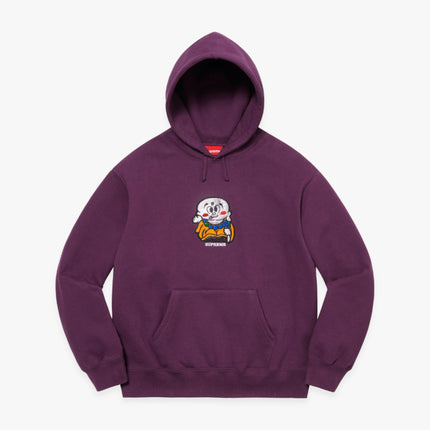 Supreme Hooded Sweatshirt 'AOI Buddha' Eggplant (SS23) - SOLE SERIOUSS (1)