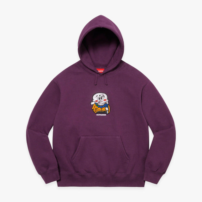 Supreme Hooded Sweatshirt 'AOI Buddha' Eggplant (SS23) - SOLE SERIOUSS (1)