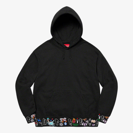 Supreme Hooded Sweatshirt 'AOI Icons' Black FW21 - SOLE SERIOUSS (1)