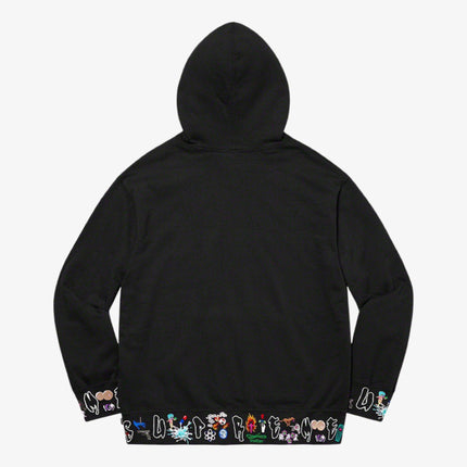 Supreme Hooded Sweatshirt 'AOI Icons' Black FW21 - SOLE SERIOUSS (2)
