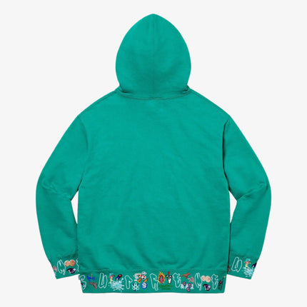 Supreme Hooded Sweatshirt 'AOI Icons' Dark Aqua FW21 - SOLE SERIOUSS (1)