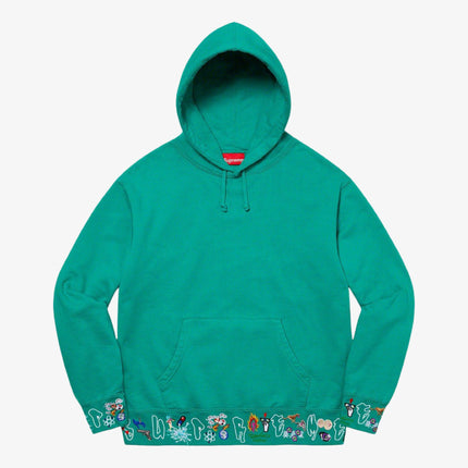 Supreme Hooded Sweatshirt 'AOI Icons' Dark Aqua FW21 - SOLE SERIOUSS (2)
