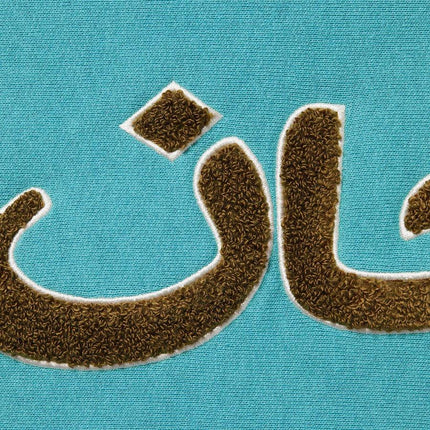 Supreme Hooded Sweatshirt 'Arabic Logo' Light Aqua (FW21) - SOLE SERIOUSS (2)