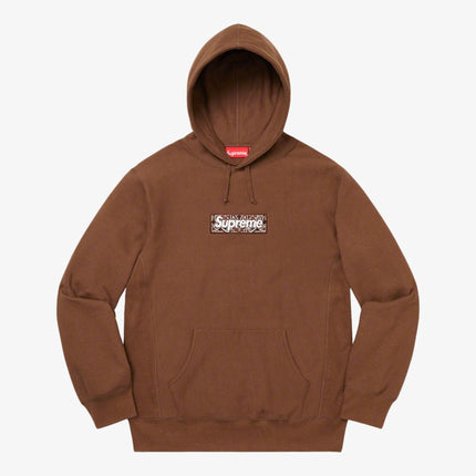 Supreme Hooded Sweatshirt 'Bandana Box Logo' Brown (FW19) - SOLE SERIOUSS (1)