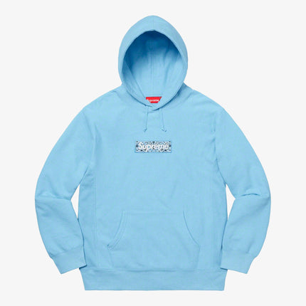 Supreme Hooded Sweatshirt 'Bandana Box Logo' Light Blue (FW19) - SOLE SERIOUSS (1)