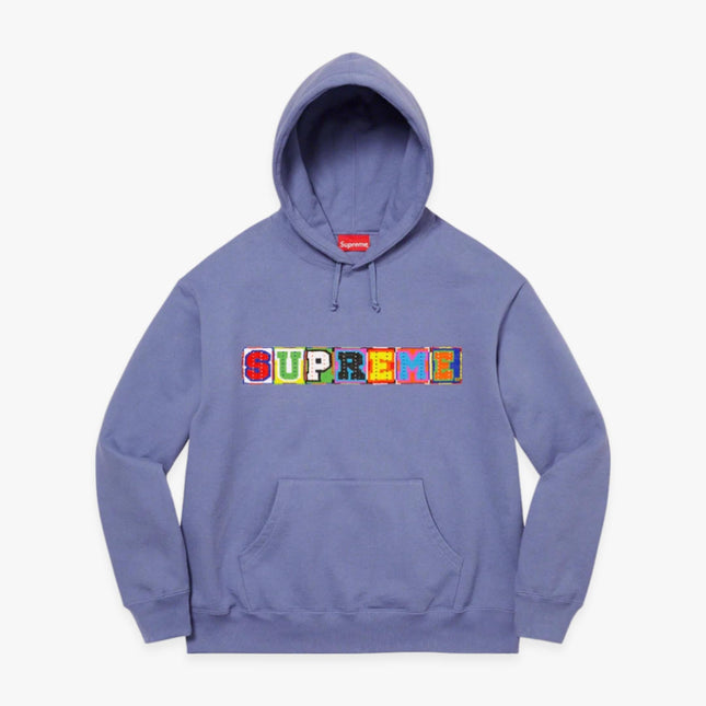 Supreme Hooded Sweatshirt 'Beaded' Light Purple (SS23) - SOLE SERIOUSS (1)