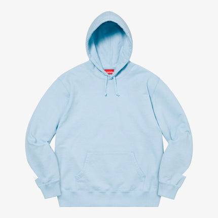 Supreme Hooded Sweatshirt 'Big Logo' Light Blue (SS21) - SOLE SERIOUSS (1)