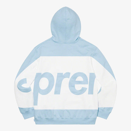 Supreme Hooded Sweatshirt 'Big Logo' Light Blue (SS21) - SOLE SERIOUSS (2)