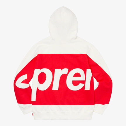 Supreme Hooded Sweatshirt 'Big Logo' White (SS21) - SOLE SERIOUSS (2)