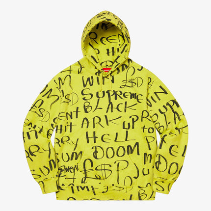 Supreme Hooded Sweatshirt 'Black Ark' Fluorescent Yellow (FW20) - SOLE SERIOUSS (1)