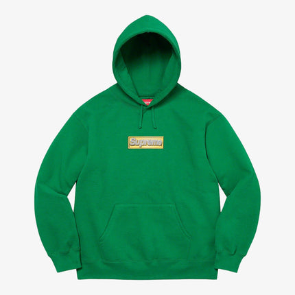 Supreme Hooded Sweatshirt 'Bling Box Logo' Green (SS22) - SOLE SERIOUSS (1)