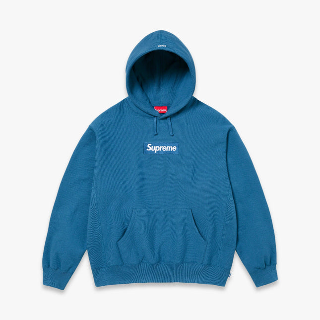 Supreme Hooded Sweatshirt 'Box Logo' Blue FW23 - SOLE SERIOUSS (1)