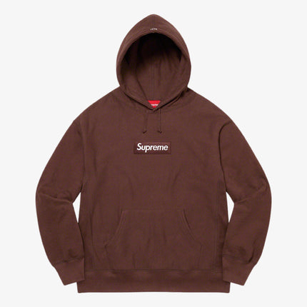 Supreme Hooded Sweatshirt 'Box Logo' Dark Brown (FW21) - SOLE SERIOUSS (1)