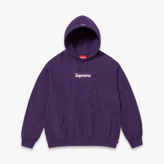 Supreme Hooded Sweatshirt 'Box Logo' Dark Purple FW23 - SOLE SERIOUSS (1)