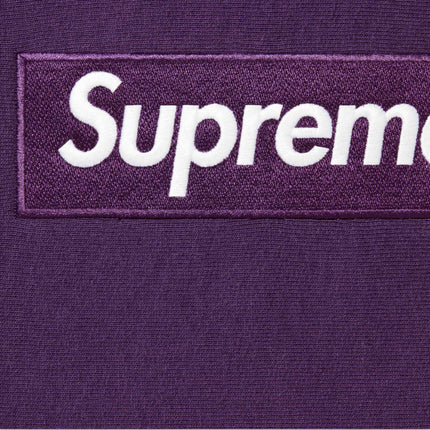 Supreme Hooded Comme sweatshirt 'Box Logo' Dark Purple FW23 - Atelier-lumieres Cheap Sneakers Sales Online (2)