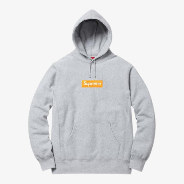 Supreme Hooded Sweatshirt 'Box Logo' Heather Grey (FW17) - SOLE SERIOUSS (1)