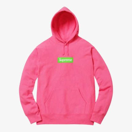 Supreme Hooded Sweatshirt 'Box Logo' Magneta (FW17) - SOLE SERIOUSS (1)