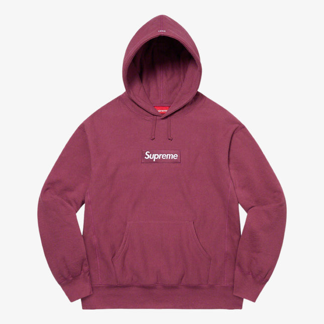 Supreme Hooded Sweatshirt 'Box Logo' Plum (FW21) - SOLE SERIOUSS (1)