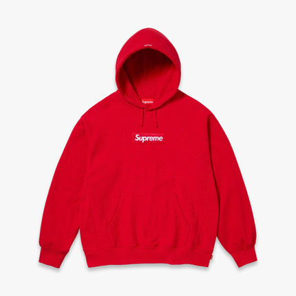 Supreme Hooded Sweatshirt 'Box Logo' Red (FW23) - SOLE SERIOUSS (1)