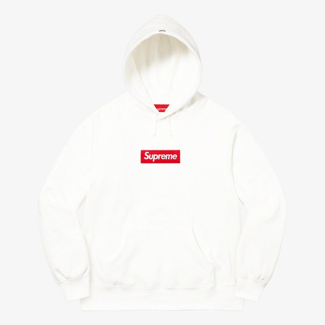 Supreme Hooded Sweatshirt 'Box Logo' White (FW21) - SOLE SERIOUSS (1)