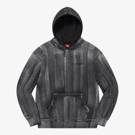 Supreme Hooded Sweatshirt 'Brush Stroke' Black (SS21) - SOLE SERIOUSS (1)