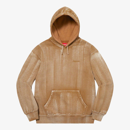 Supreme Hooded Sweatshirt 'Brush Stroke' Dark Tan (SS21) - SOLE SERIOUSS (1)