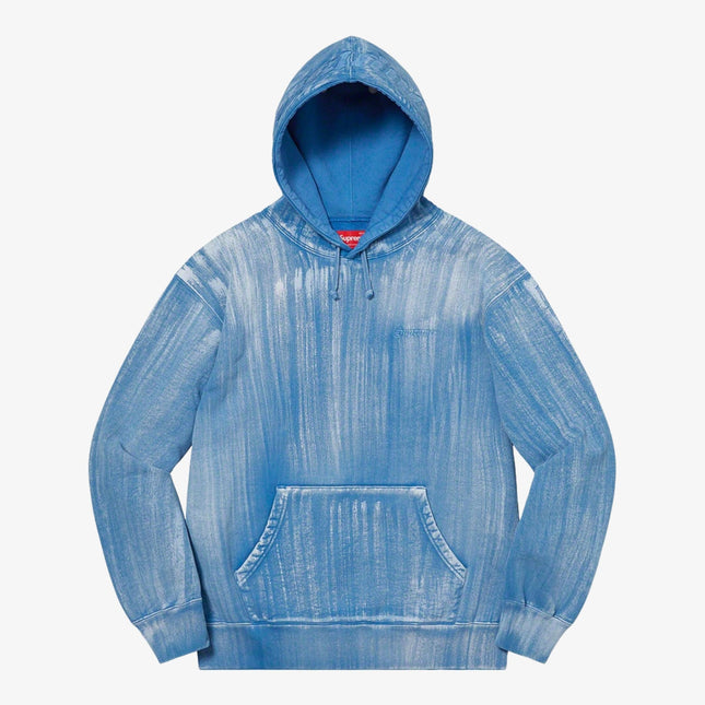 Supreme Hooded Sweatshirt 'Brush Stroke' Pale Royal (SS21) - SOLE SERIOUSS (1)