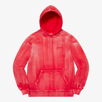 Supreme Hooded Sweatshirt 'Brush Stroke' Red (SS21) - SOLE SERIOUSS (1)