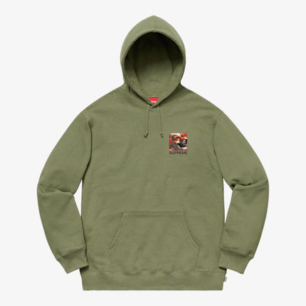 Supreme Hooded Sweatshirt 'Butthole Surfers' Light Olive (SS21) - SOLE SERIOUSS (1)