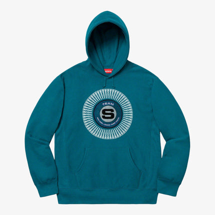 Supreme Hooded Sweatshirt 'Chenille Applique' Marine Blue (FW20) - SOLE SERIOUSS (1)