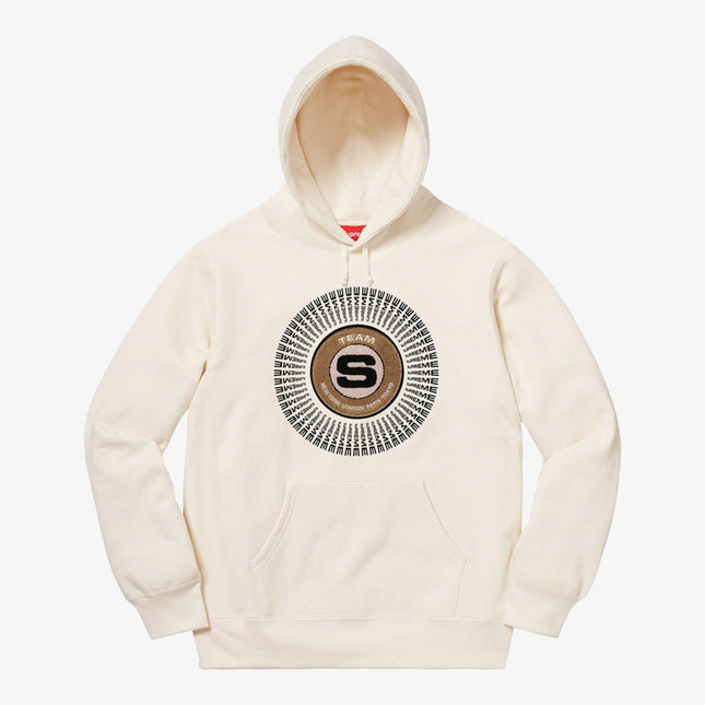 Supreme Hooded Sweatshirt 'Chenille Applique' Natural (FW20) - SOLE SERIOUSS (1)