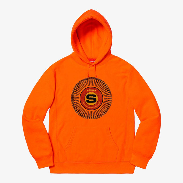 Supreme Hooded Sweatshirt 'Chenille Applique' Orange (FW20) - SOLE SERIOUSS (1)