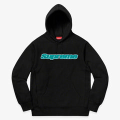 Supreme Hooded Sweatshirt 'Chenille' Black (SS19) - SOLE SERIOUSS (1)