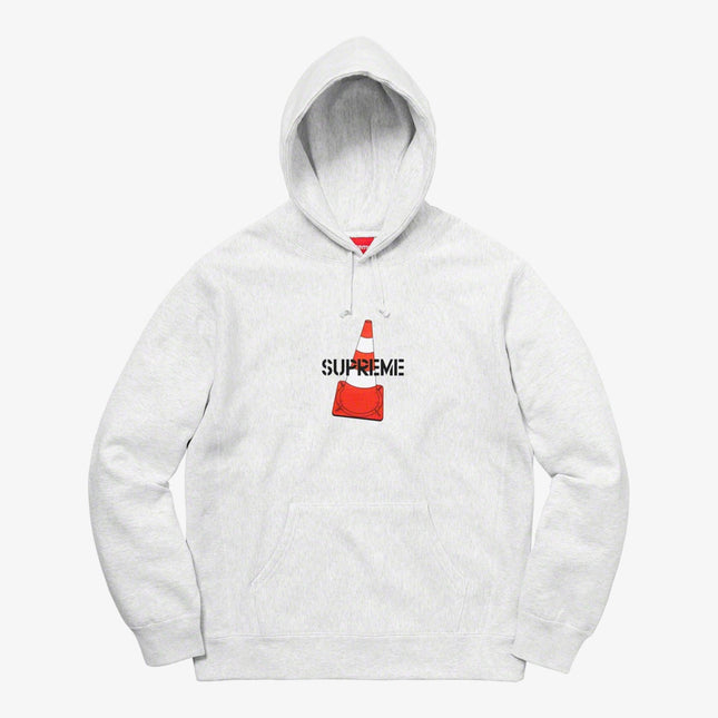 Supreme Hooded Sweatshirt 'Cone' Ash Grey (FW19) - SOLE SERIOUSS (1)