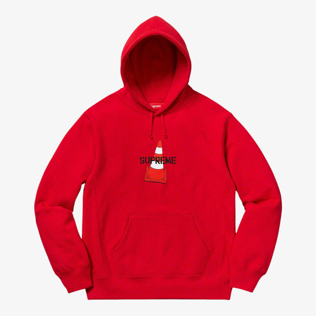 Supreme Hooded Sweatshirt 'Cone' Red (FW19) - SOLE SERIOUSS (1)