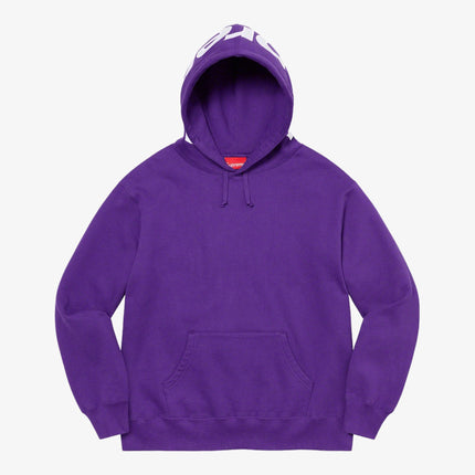 Supreme Hooded Sweatshirt 'Contrast' Purple (FW21) - SOLE SERIOUSS (1)