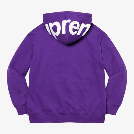 Supreme Hooded Sweatshirt 'Contrast' Purple (FW21) - SOLE SERIOUSS (2)