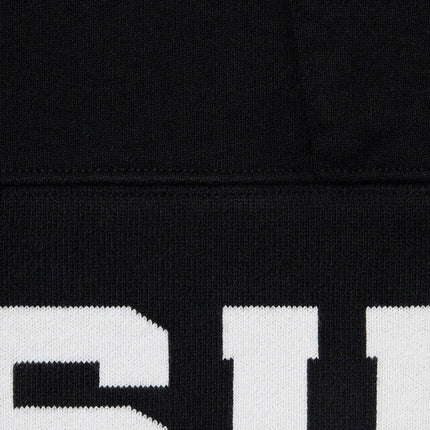 Supreme Hooded Sweatshirt 'Cropped Logos' Black (SS21) - SOLE SERIOUSS (2)