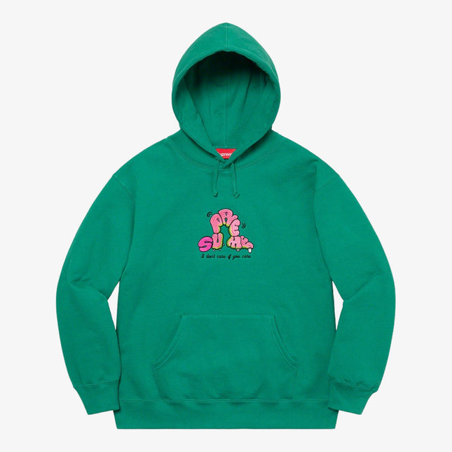 Supreme Hooded Sweatshirt 'Don't Care' Light Pine (SS21) - SOLE SERIOUSS (1)