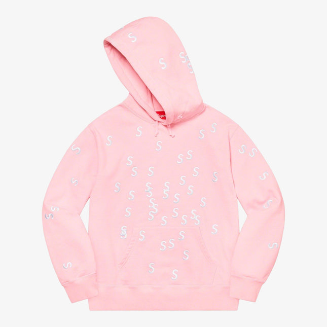 Supreme Hooded Sweatshirt 'Embroidered S' Light Pink (SS21) - SOLE SERIOUSS (1)