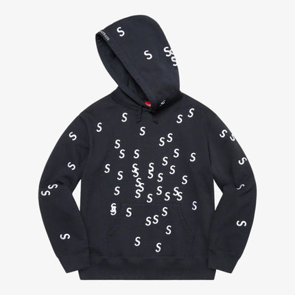 Supreme Hooded Sweatshirt 'Embroidered S' Navy (SS21) - SOLE SERIOUSS (1)